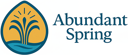 Abundant Spring brand logo design
